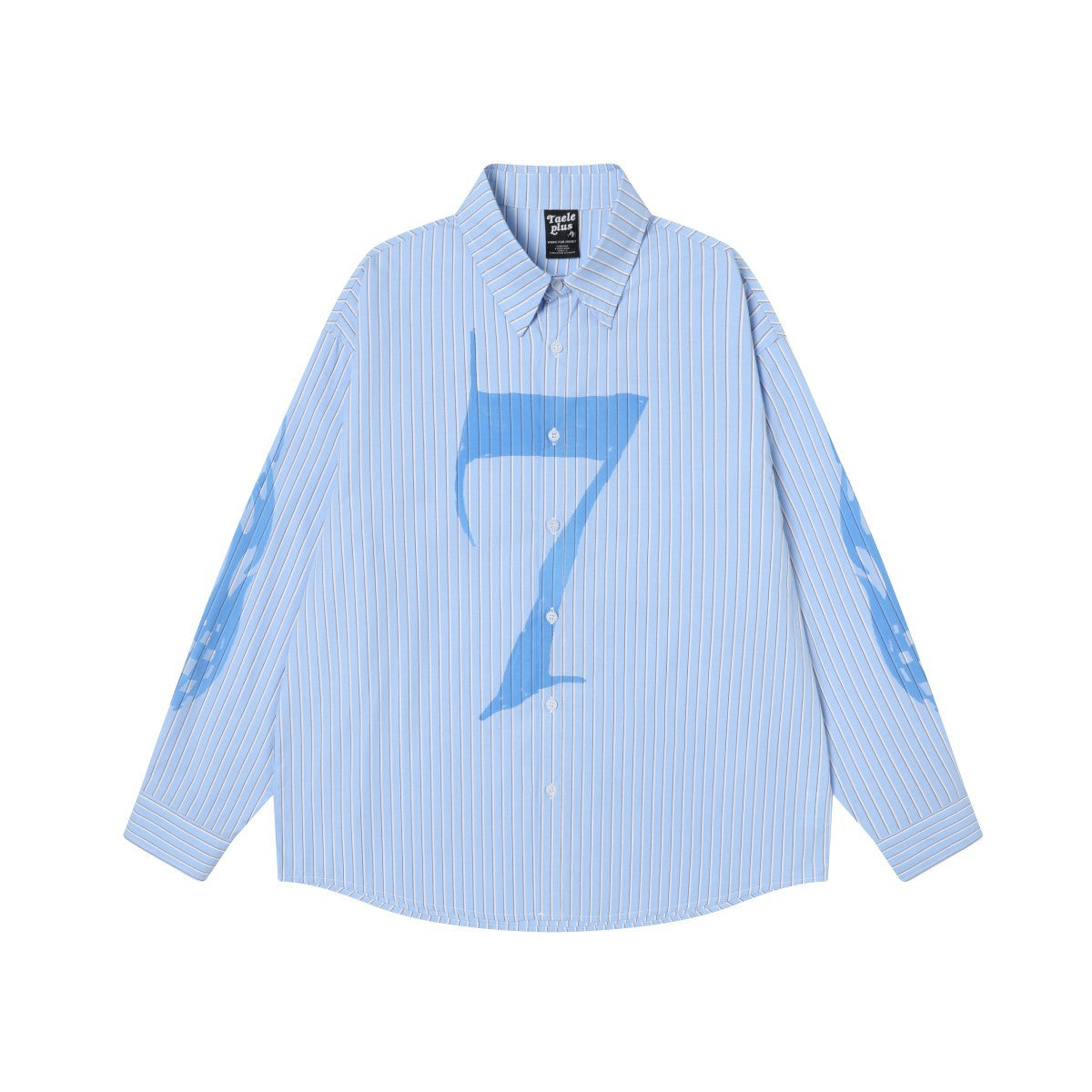 Street Style High-Street Plaid Loose Long-Sleeve Shirt